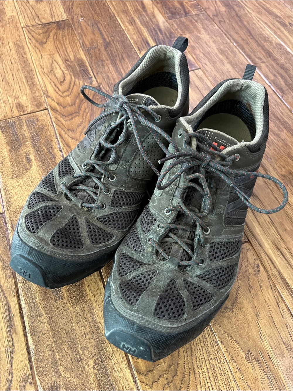Helly Hansen Men's Athletic Trail Shoes in Olive Green and Black